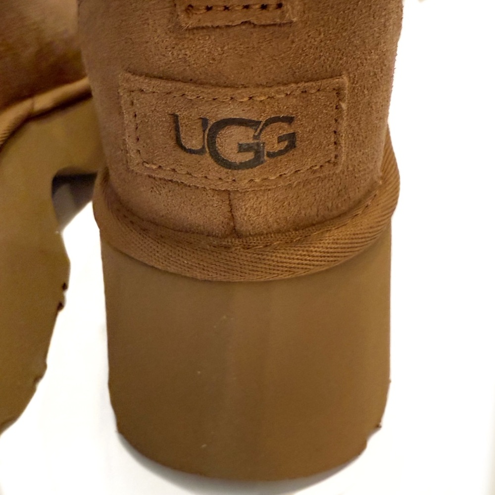 UGG Classic Ultra Mini Chestnut Platform Boot NWT - Picture 7 of 15
